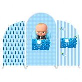 Boss baby arch Birthday Party Arch Backdrop Wall Cloth Cover